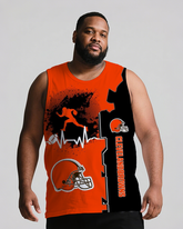 Sports Men's Big & Tall Sleeveless Shorts Two-piece